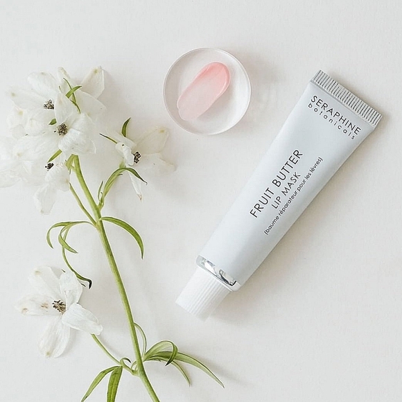 SERAPHINE botanicals, Fruit Butter - Lip Mask, Peach Nectar 0.53ozs - Picture 7 of 7